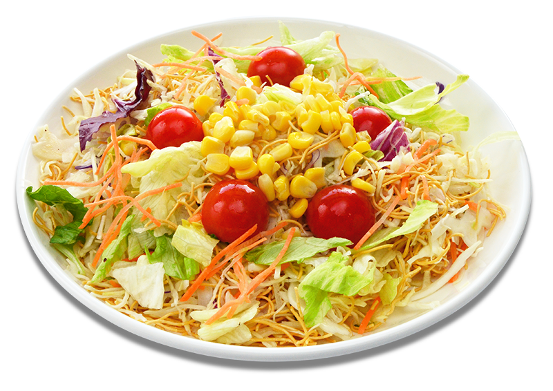 麺処小川屋のパリッとサラダ麺の調理例