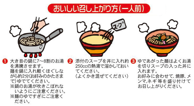 麺処小川屋 特製ラーメン(液体スープ付)の美味しい作り方